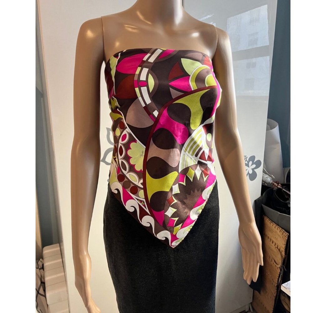 VINTAGE EMILIO PUCCI SILK SCARF 33" x 33" Square